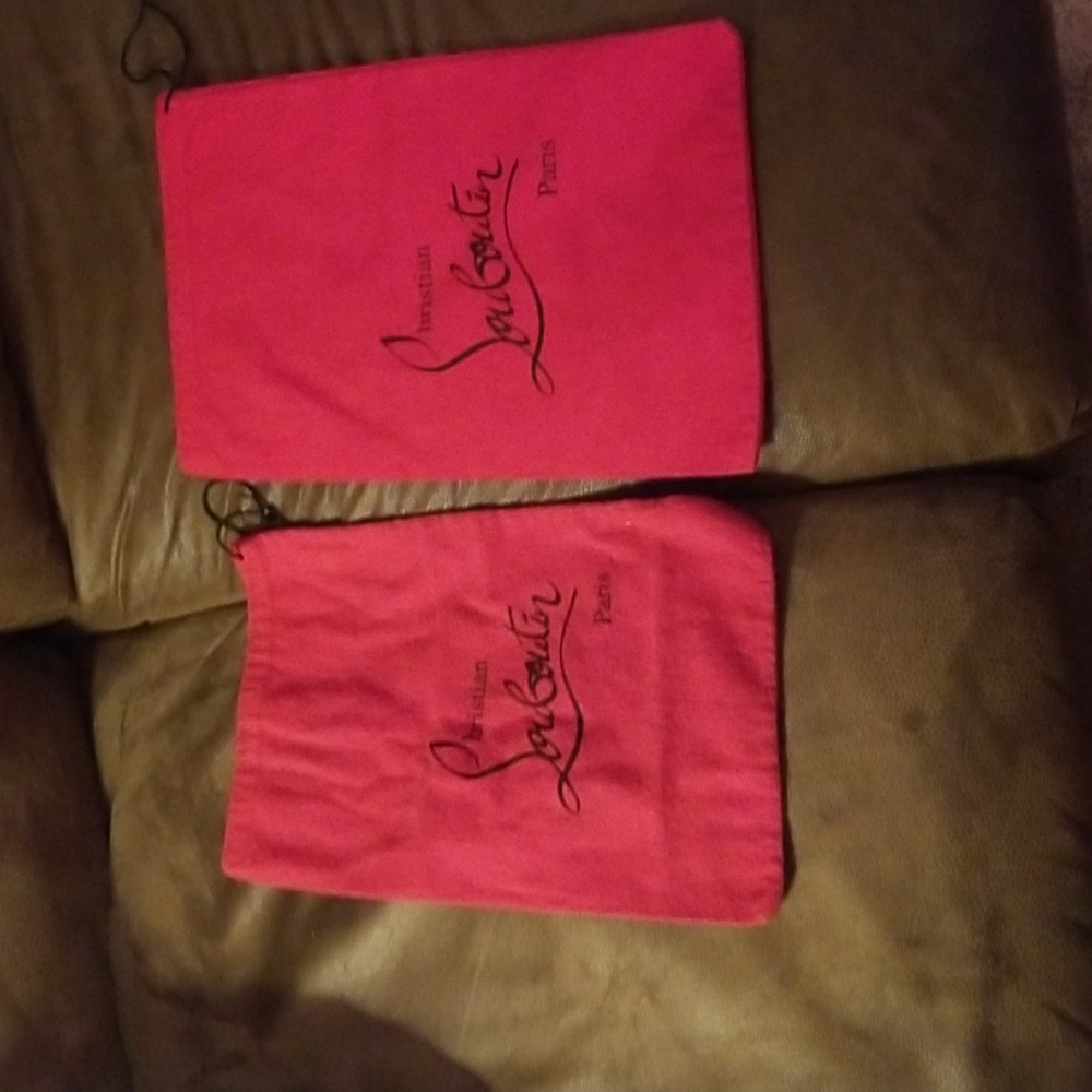 Set of Christian Louboutin shoe bags